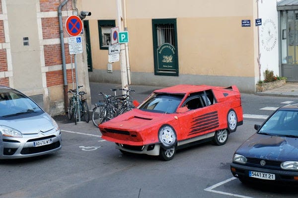 a red car