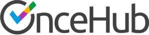 a logo for Oncehub