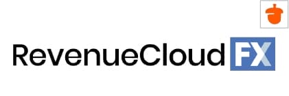 RevenueCloudFX logo with Nutshell icon.